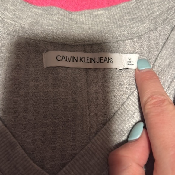 Calvin Klein waffle knit top - Picture 2 of 4
